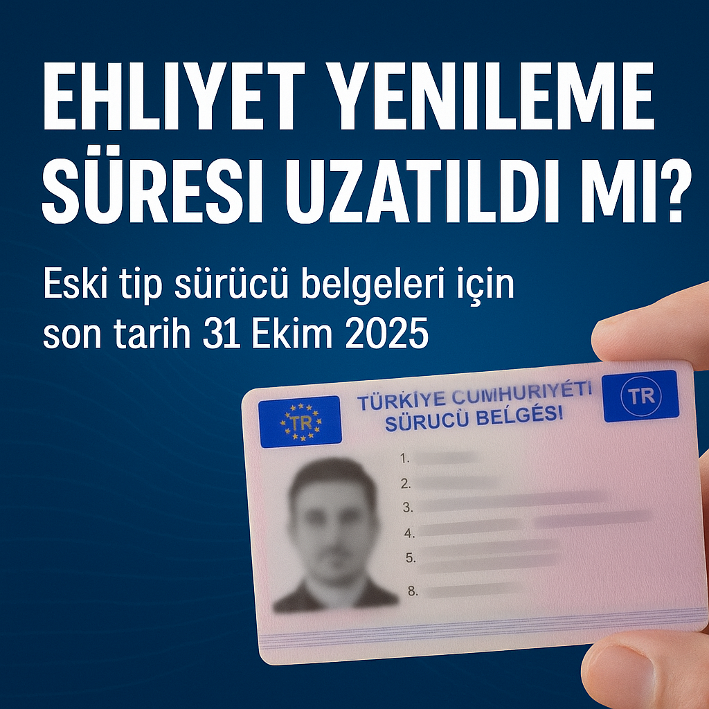 Ehliyet Yenileme Süresi Uzatıldı mı? Eski Tip Sürücü Belgeleri İçin Son Tarih Açıklandı!