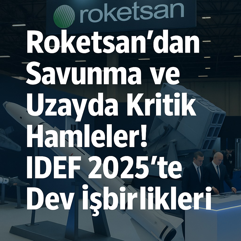 Roketsan’dan Savunma ve Uzayda Kritik Hamleler! IDEF 2025’te Dev İşbirlikleri