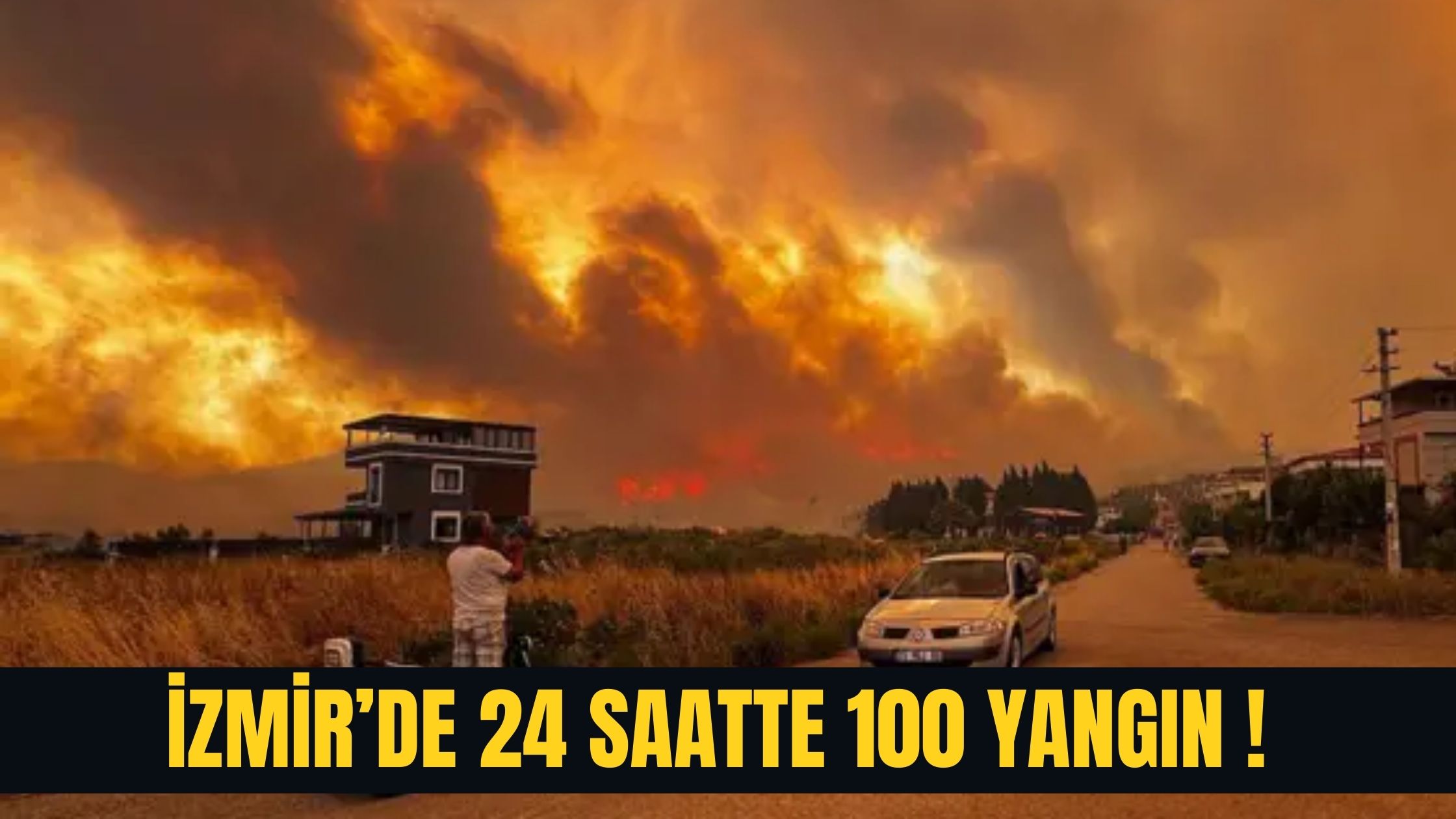 İzmir’de Orman Yangınlarıyla Zamanla Yarış!