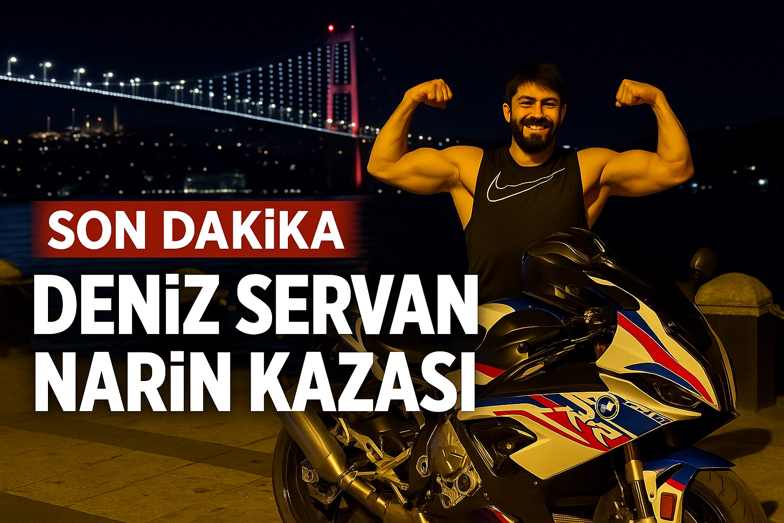 Ünlü motosikletçi Deniz Servan Narin Kazası Sevenlerini Üzdü. Kaza görüntüleri ortaya çıktı!