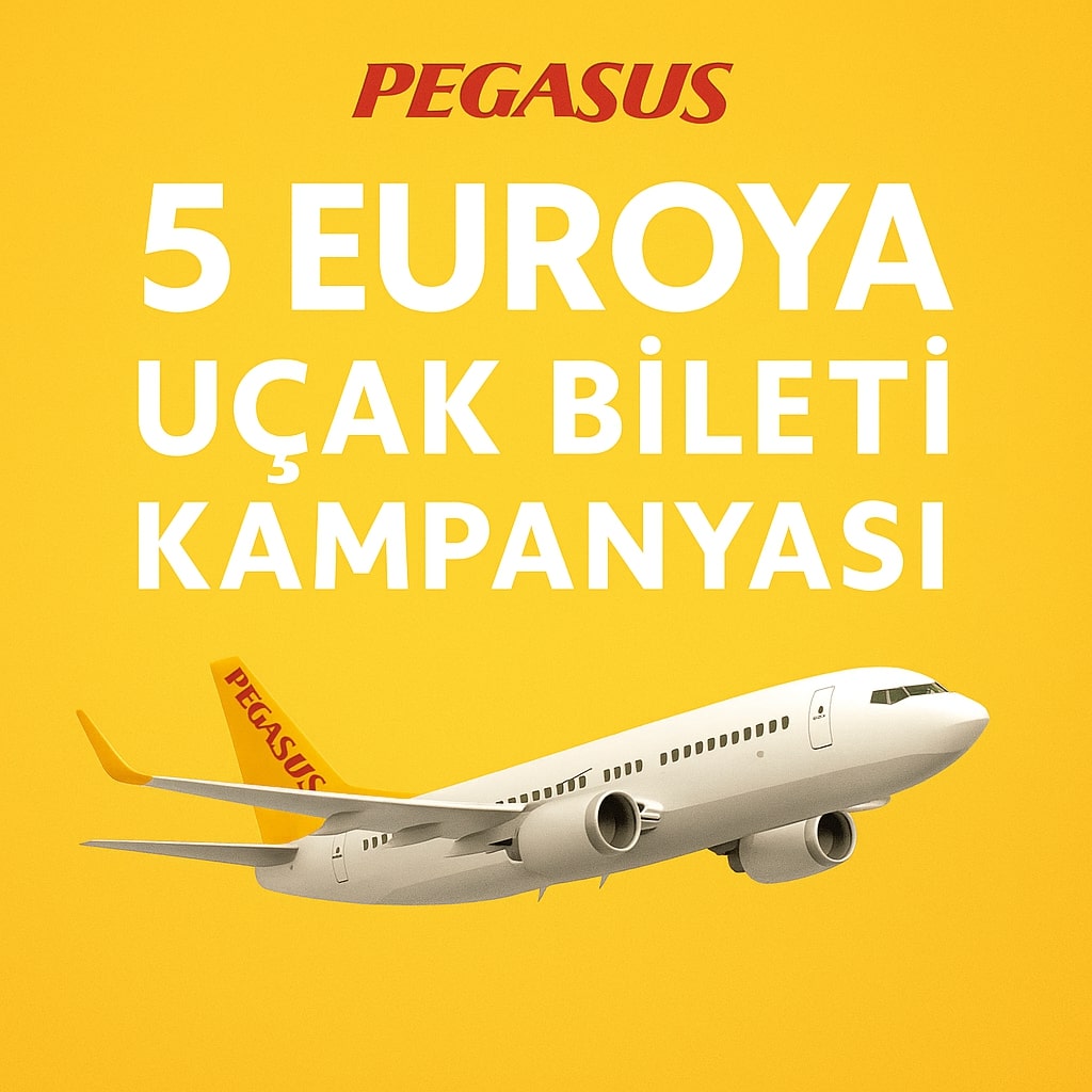 Pegasus’tan Kaçırılmayacak Kampanya! Yurt Dışı Biletleri 5€