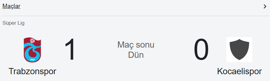 Trendyol Süper Lig Trabzonspor maç sonu