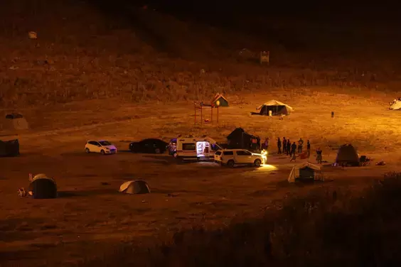 çadırda ölü bulundu