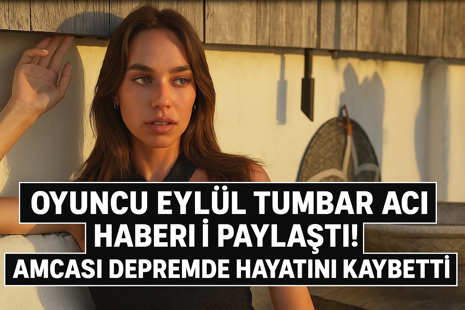 Oyuncu Eylül Tumbar Acı Haberi Paylaştı. Depremde Amcasını Kaybetti!